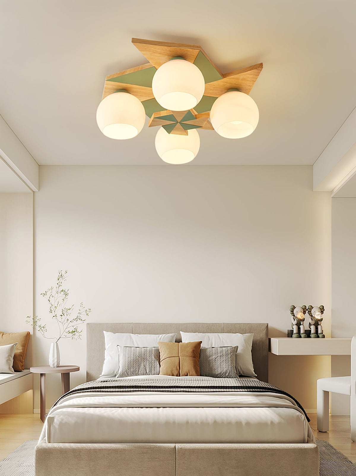 Ewooda lampada da soffitto in legno