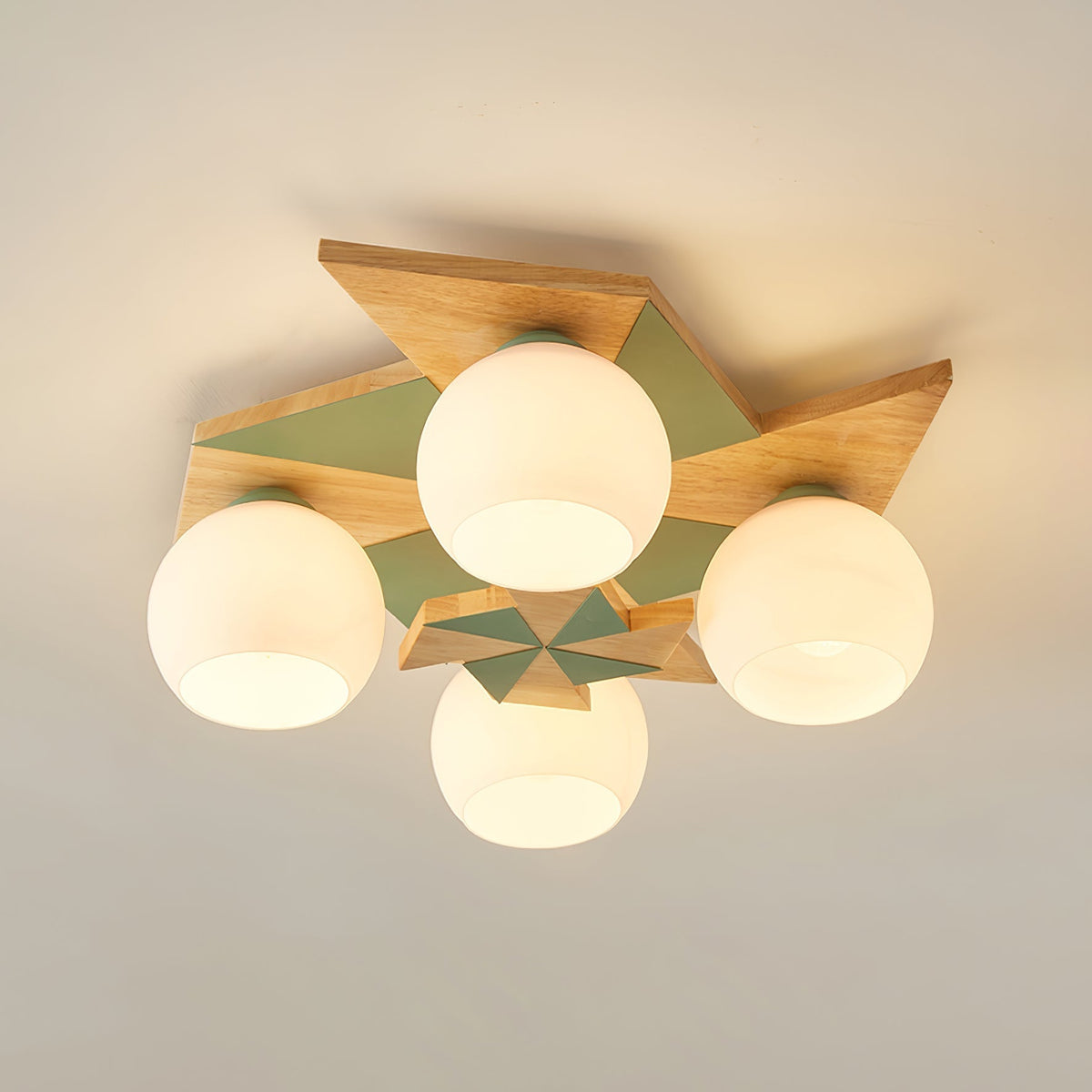 Ewooda lampada da soffitto in legno