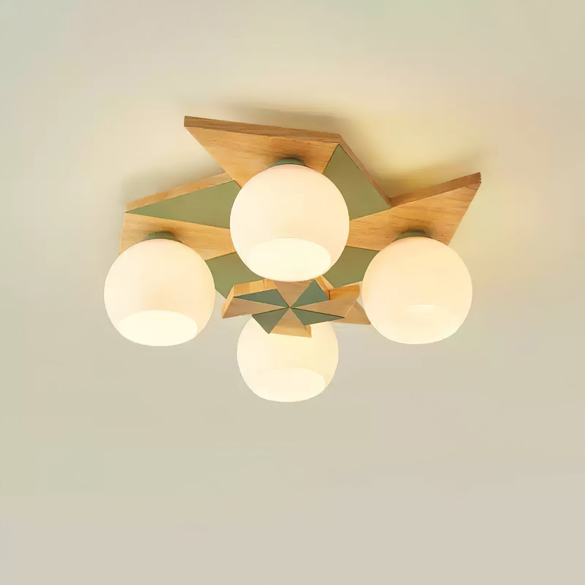 Ewooda lampada da soffitto in legno